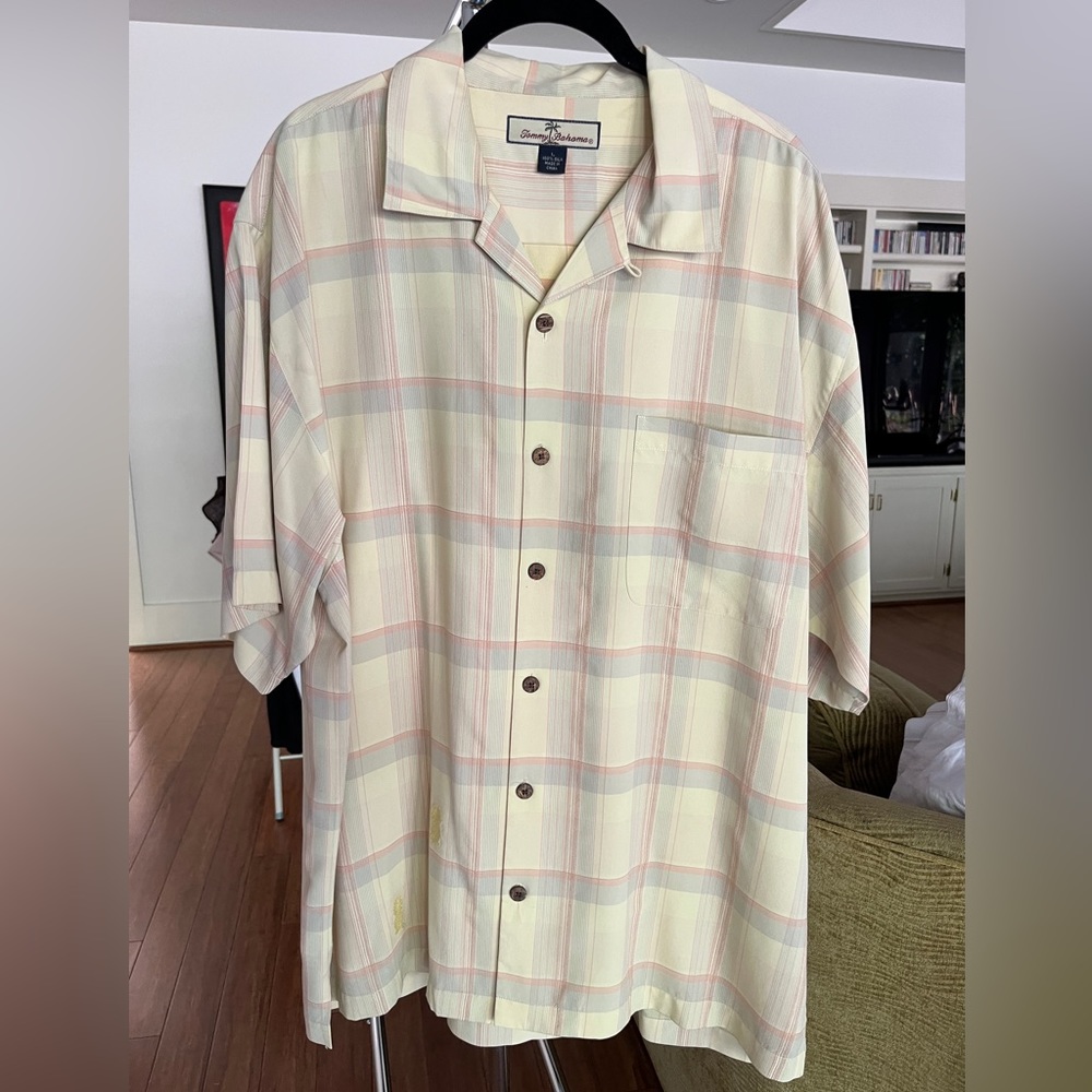 Tommy Bahama Silk Shirt Men’s LARGE